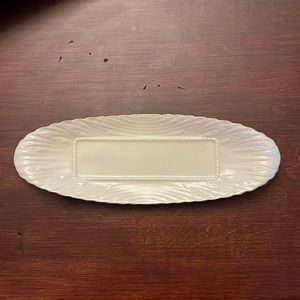 Lenox Butter Dish made in USA special cream gold trim vintage